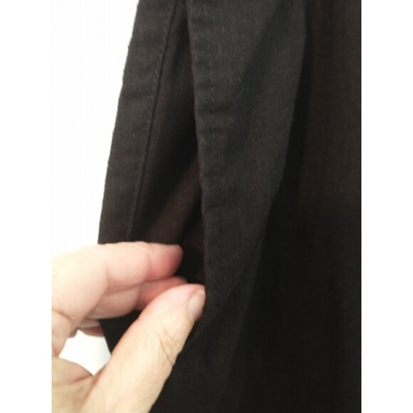 Old Navy Women's Ankle Pants Linen Blend High Rise Pockets Black - XXL  NWT - Picture 2 of 6